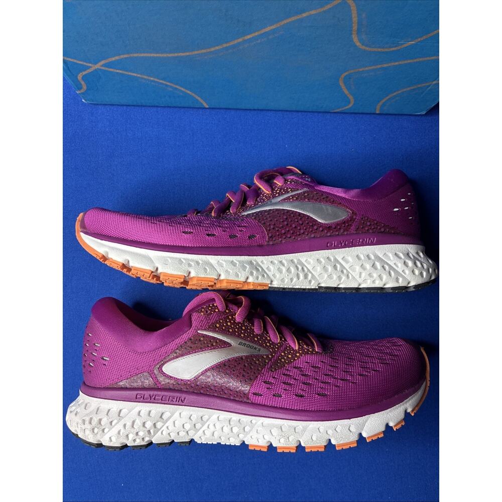 NEW Brooks Glycerin 16 Women's Running Shoes - Purple - Size 6.5 New With Box